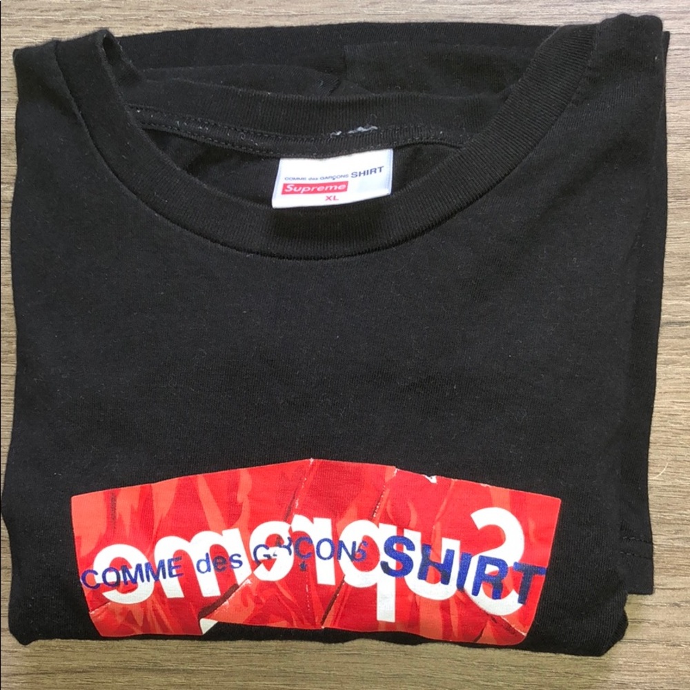 Comme des garçons x supreme t-shirt